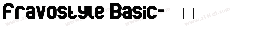 Gravostyle Basic字体转换